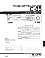Yamaha C-85 - Service Manual 